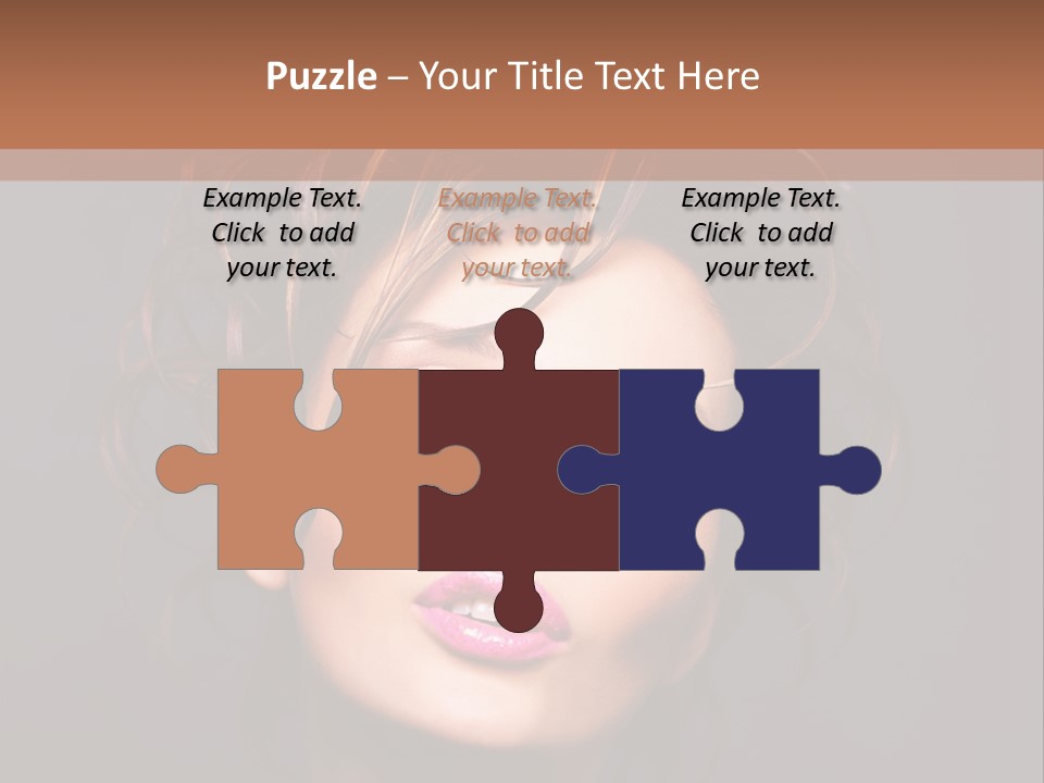 Bright Close Up Dark Background PowerPoint Template