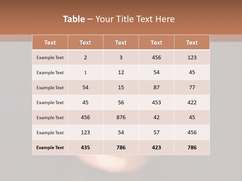 Bright Close Up Dark Background PowerPoint Template