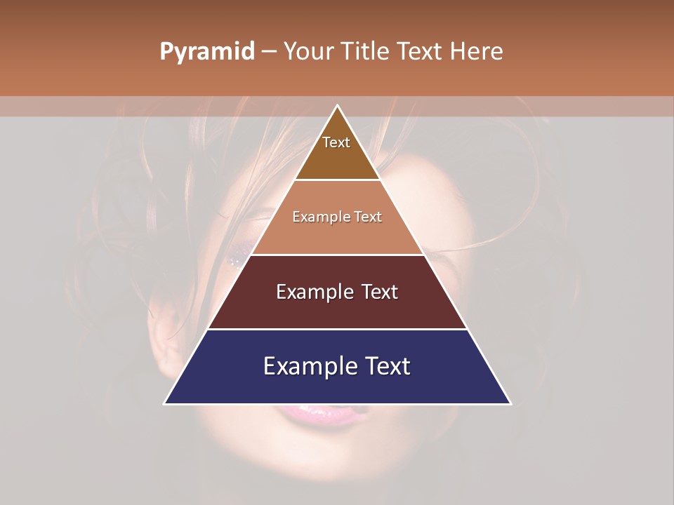 Bright Close Up Dark Background PowerPoint Template