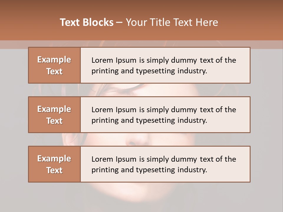 Bright Close Up Dark Background PowerPoint Template