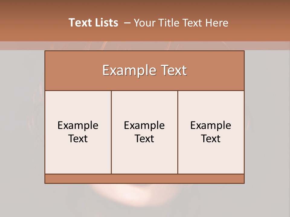 Bright Close Up Dark Background PowerPoint Template