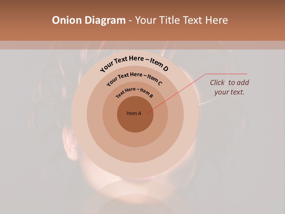 Bright Close Up Dark Background PowerPoint Template