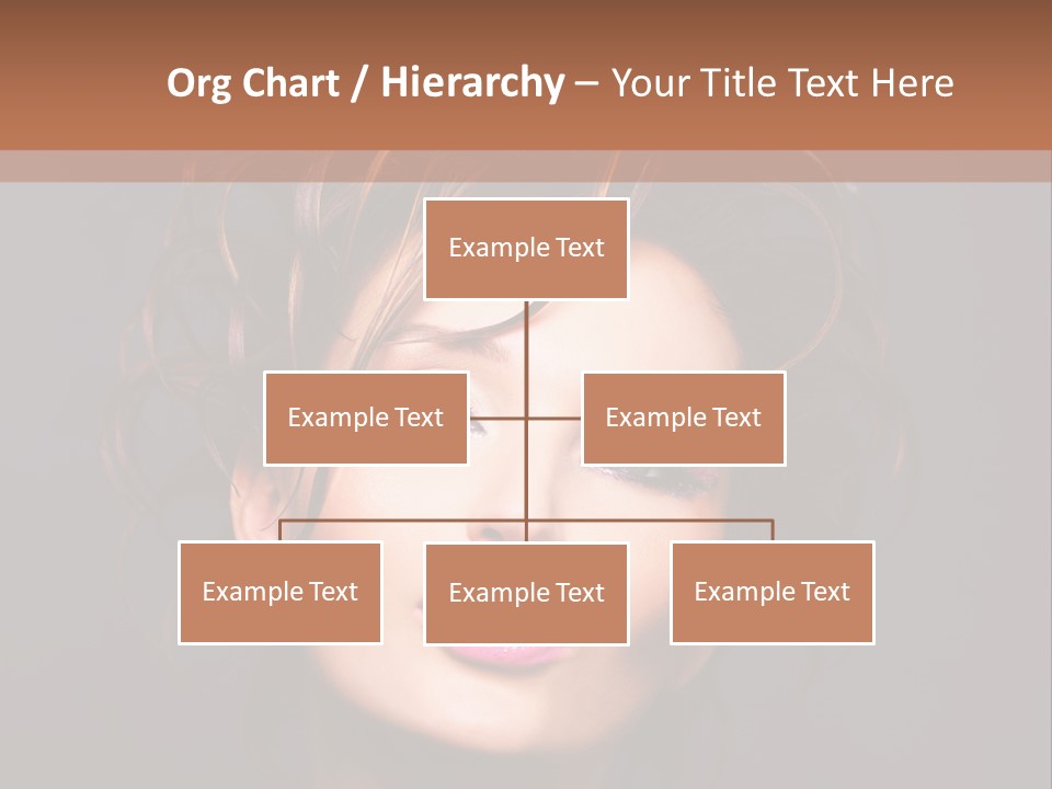 Bright Close Up Dark Background PowerPoint Template
