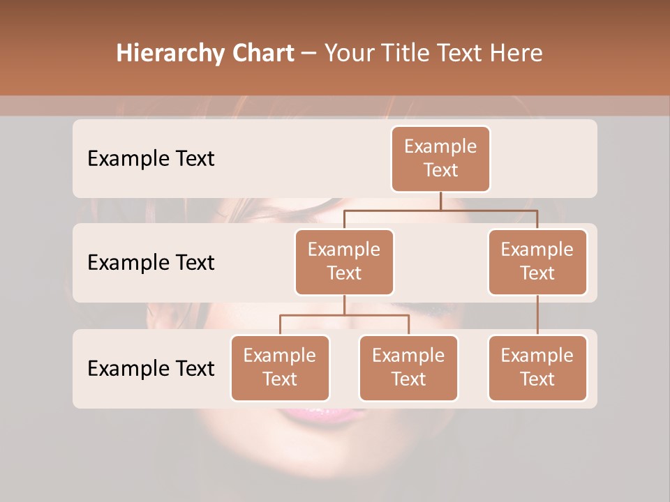 Bright Close Up Dark Background PowerPoint Template