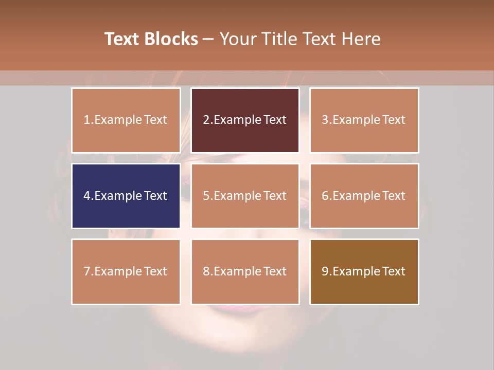 Bright Close Up Dark Background PowerPoint Template