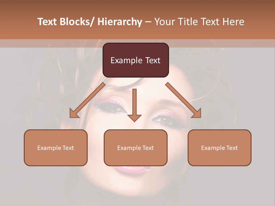 Bright Close Up Dark Background PowerPoint Template