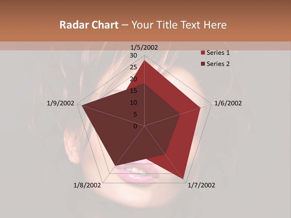 Bright Close Up Dark Background PowerPoint Template