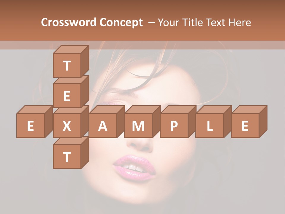 Bright Close Up Dark Background PowerPoint Template