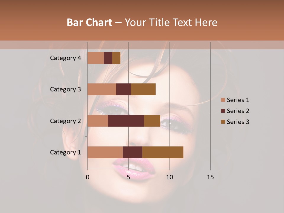 Bright Close Up Dark Background PowerPoint Template