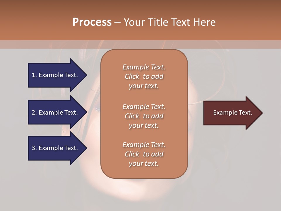 Bright Close Up Dark Background PowerPoint Template