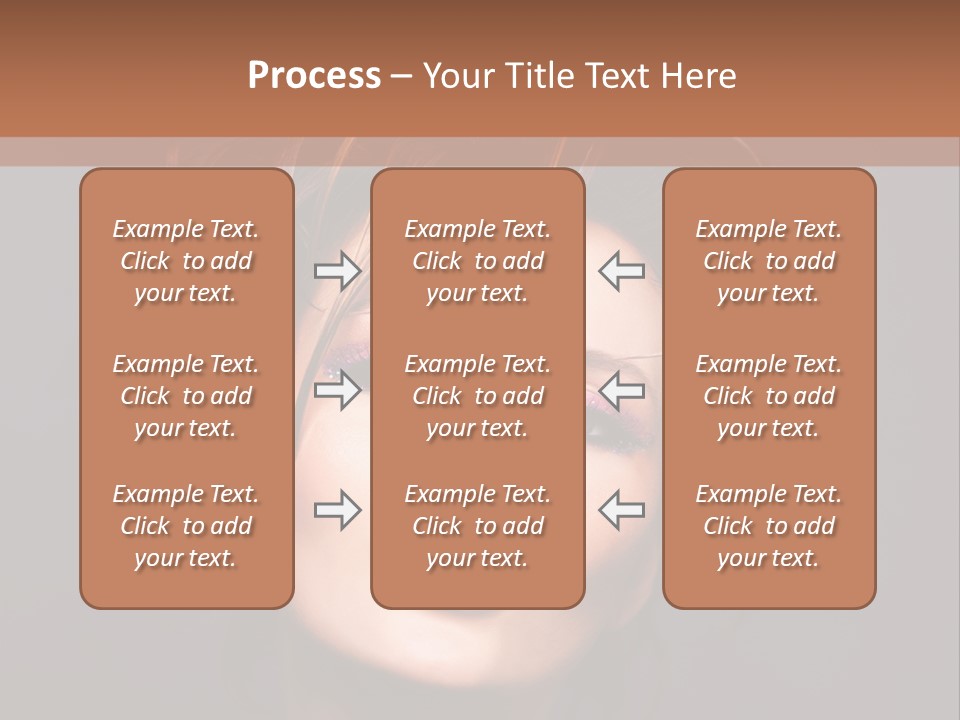 Bright Close Up Dark Background PowerPoint Template