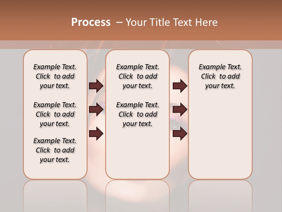 Bright Close Up Dark Background PowerPoint Template