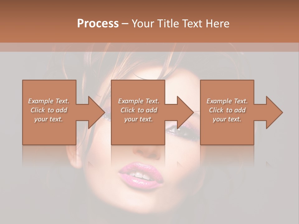 Bright Close Up Dark Background PowerPoint Template