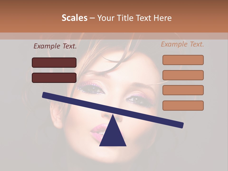 Bright Close Up Dark Background PowerPoint Template