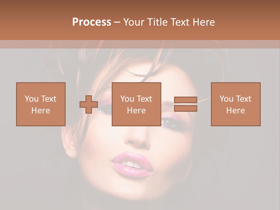 Bright Close Up Dark Background PowerPoint Template