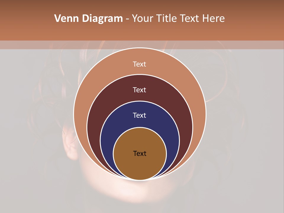 Bright Close Up Dark Background PowerPoint Template