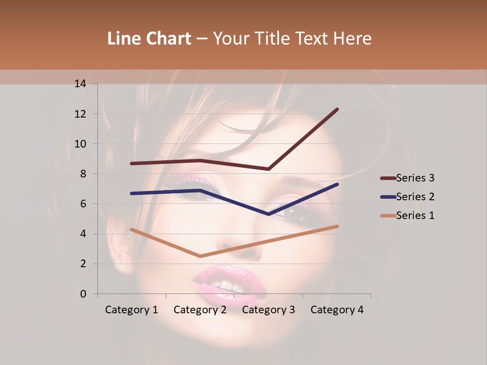 Bright Close Up Dark Background PowerPoint Template