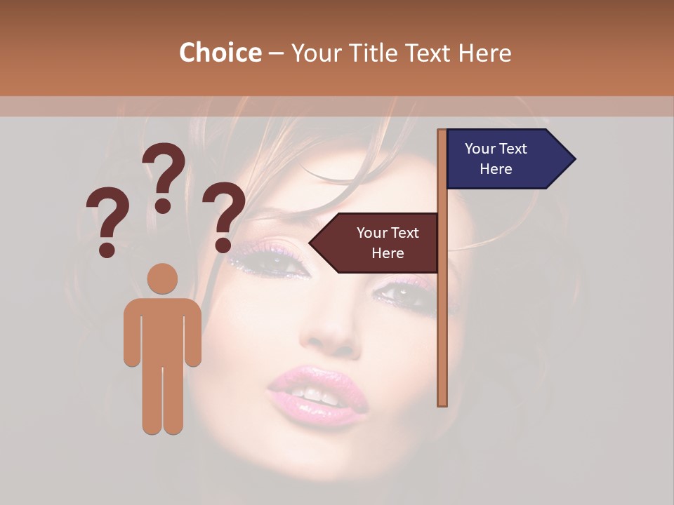 Bright Close Up Dark Background PowerPoint Template