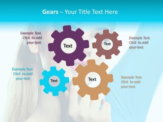 Beautiful Beauty Black PowerPoint Template