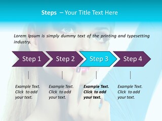 Beautiful Beauty Black PowerPoint Template