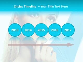 Beautiful Beauty Black PowerPoint Template