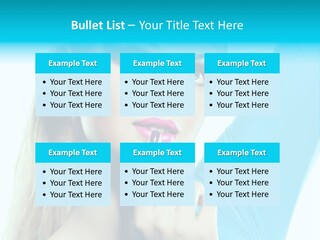 Beautiful Beauty Black PowerPoint Template