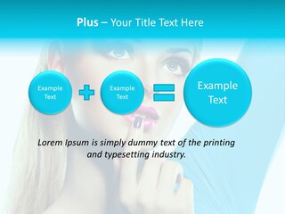 Beautiful Beauty Black PowerPoint Template