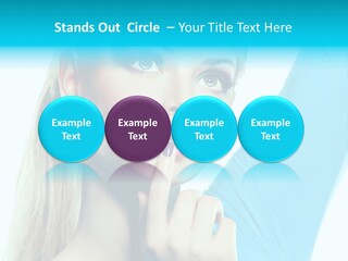 Beautiful Beauty Black PowerPoint Template