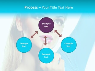 Beautiful Beauty Black PowerPoint Template