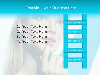 Beautiful Beauty Black PowerPoint Template