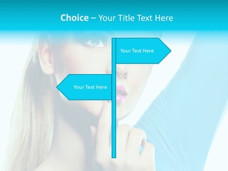 Beautiful Beauty Black PowerPoint Template