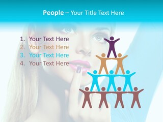 Beautiful Beauty Black PowerPoint Template