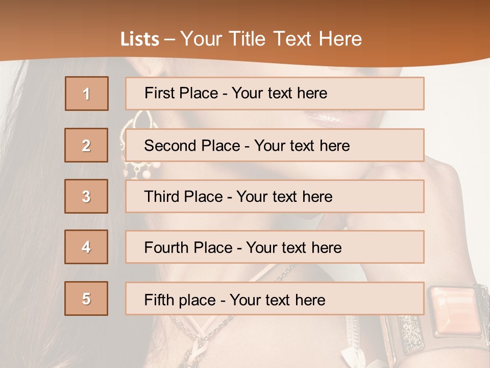 Glamour Elegance Style PowerPoint Template
