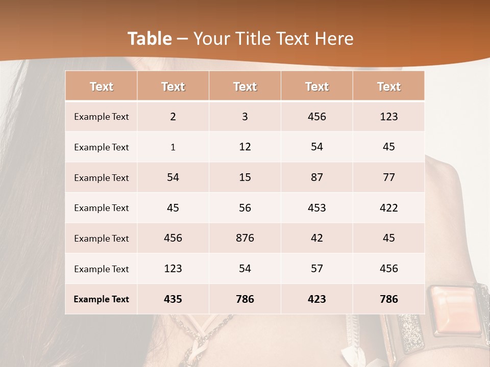 Glamour Elegance Style PowerPoint Template