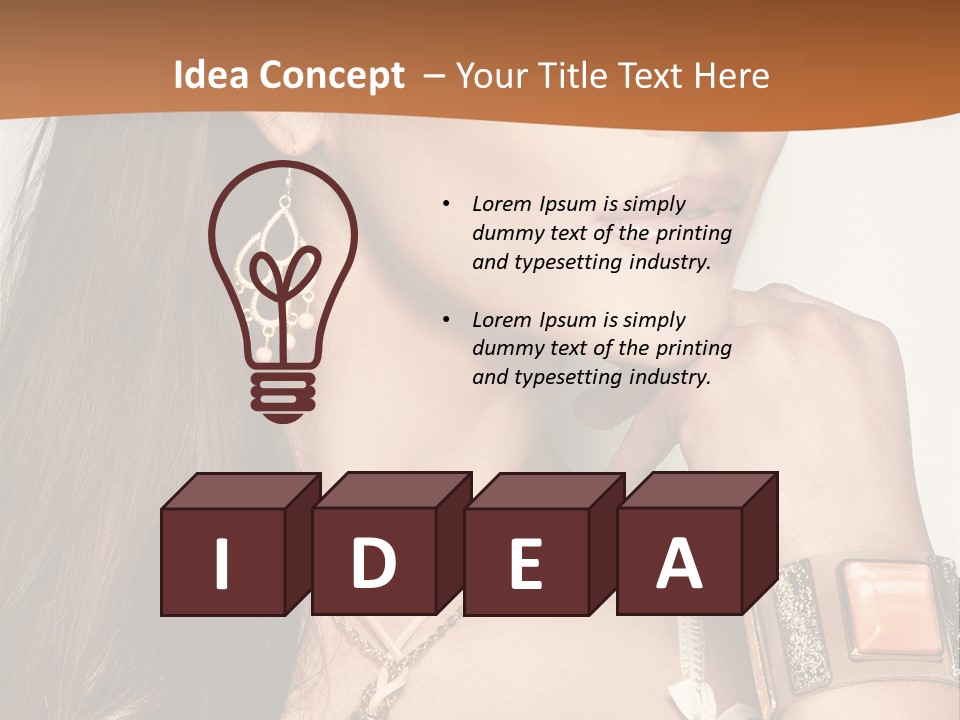 Glamour Elegance Style PowerPoint Template