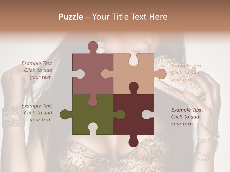 Luxury Brown Young PowerPoint Template