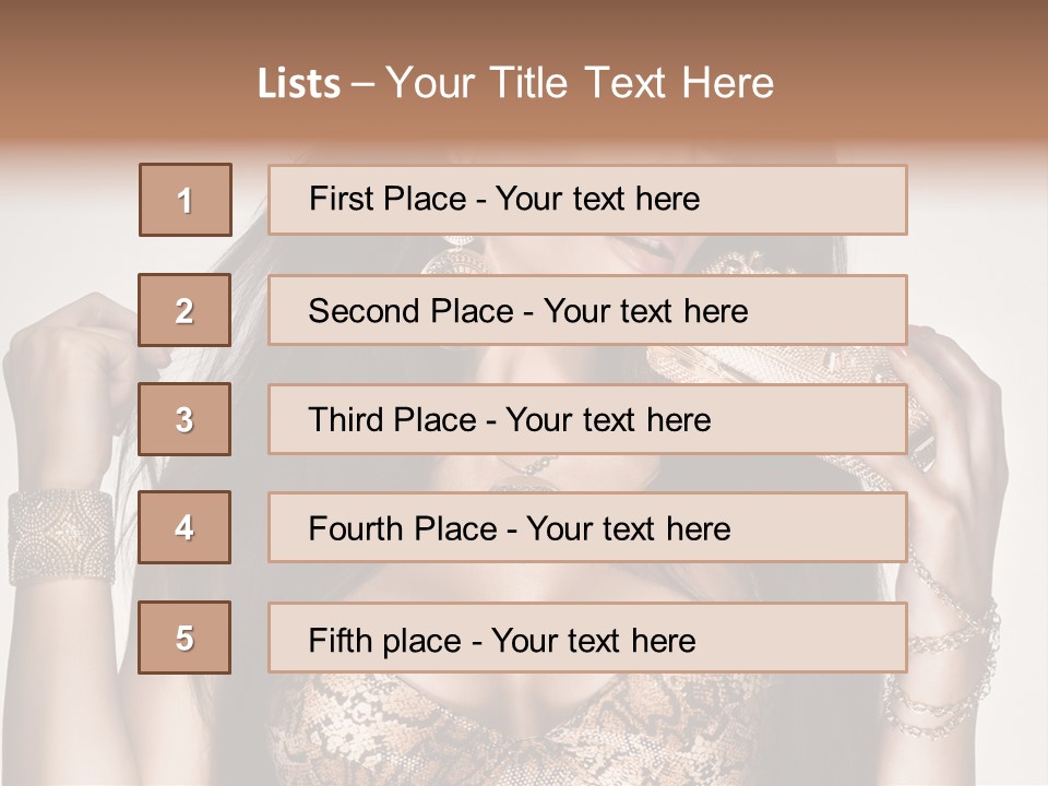 Luxury Brown Young PowerPoint Template