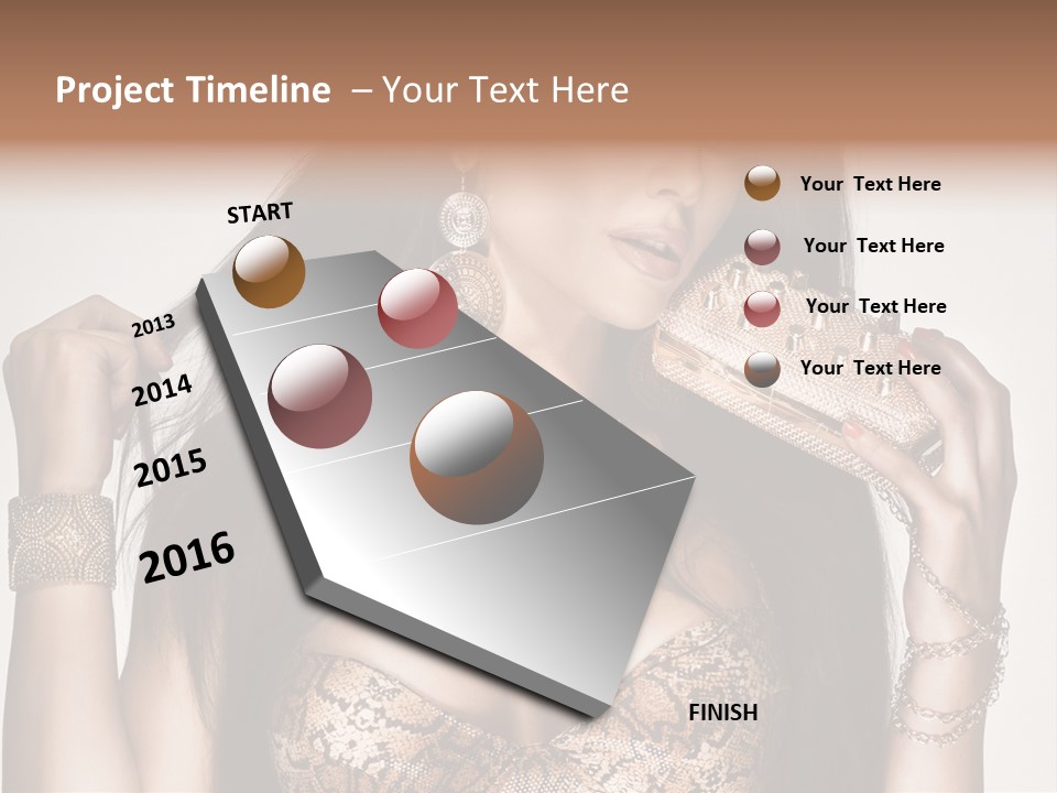 Luxury Brown Young PowerPoint Template