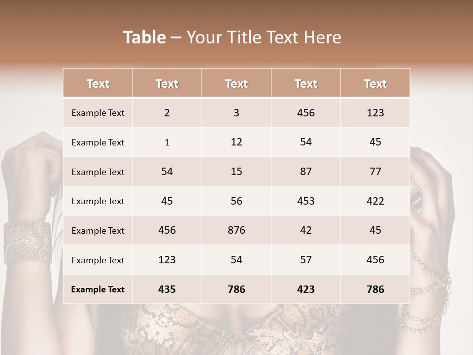 Luxury Brown Young PowerPoint Template
