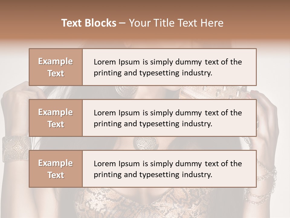 Luxury Brown Young PowerPoint Template
