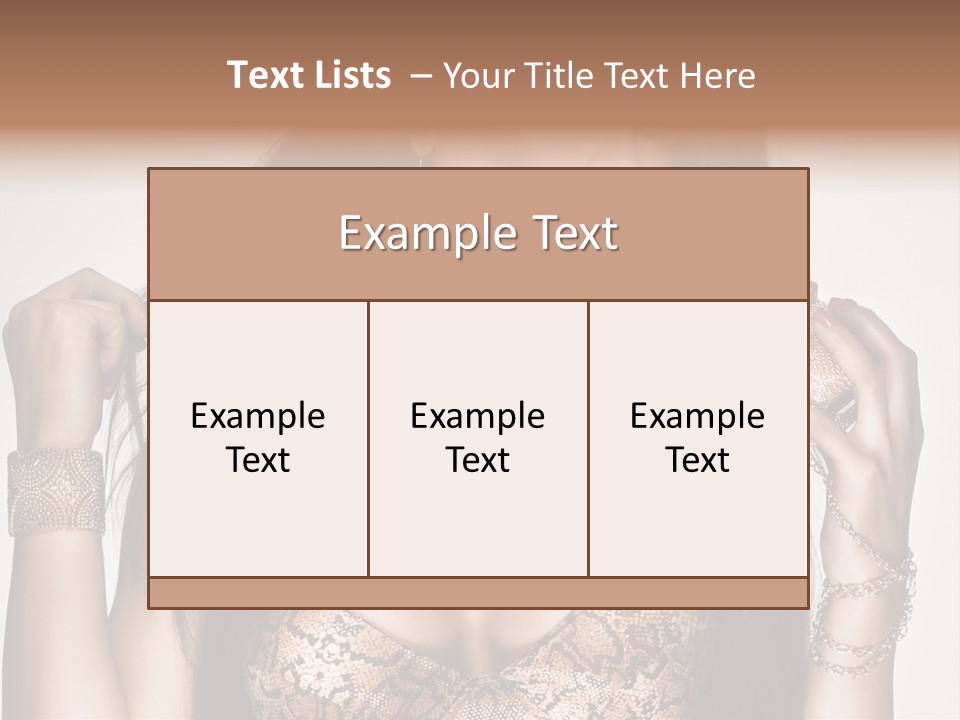 Luxury Brown Young PowerPoint Template