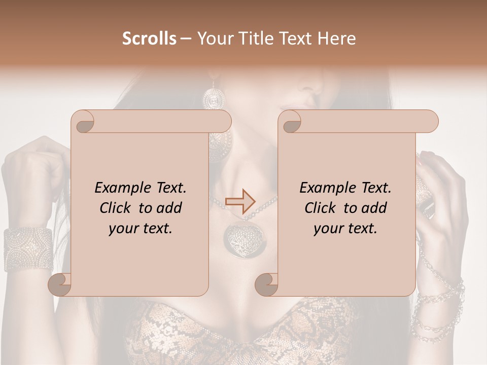 Luxury Brown Young PowerPoint Template