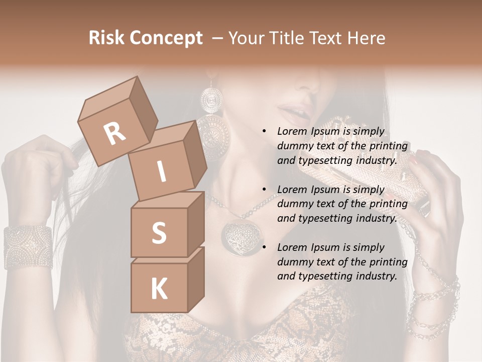 Luxury Brown Young PowerPoint Template
