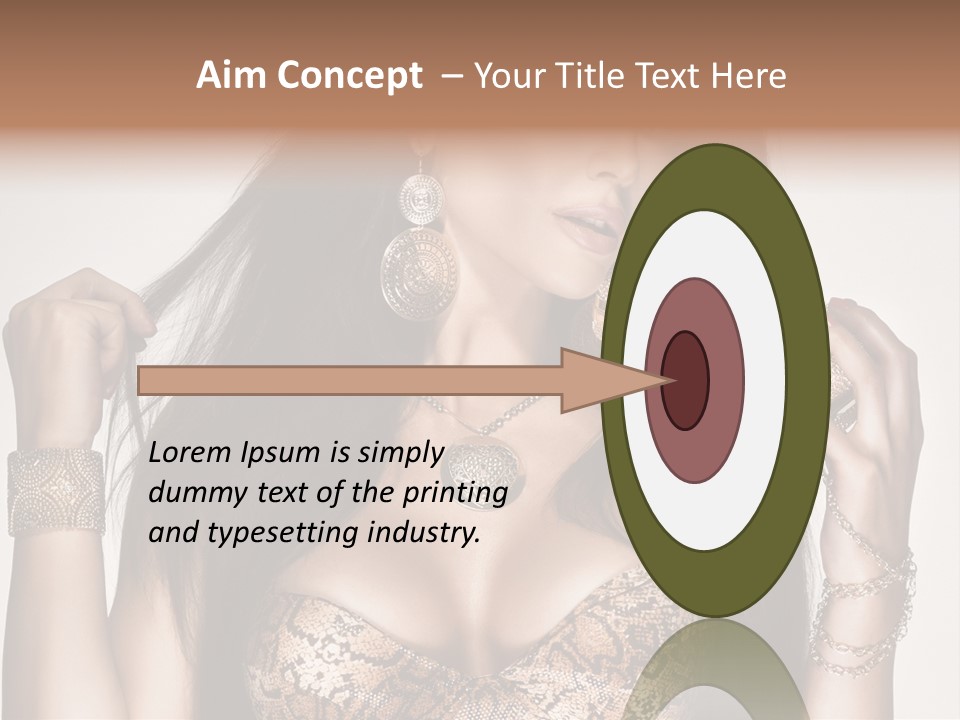 Luxury Brown Young PowerPoint Template