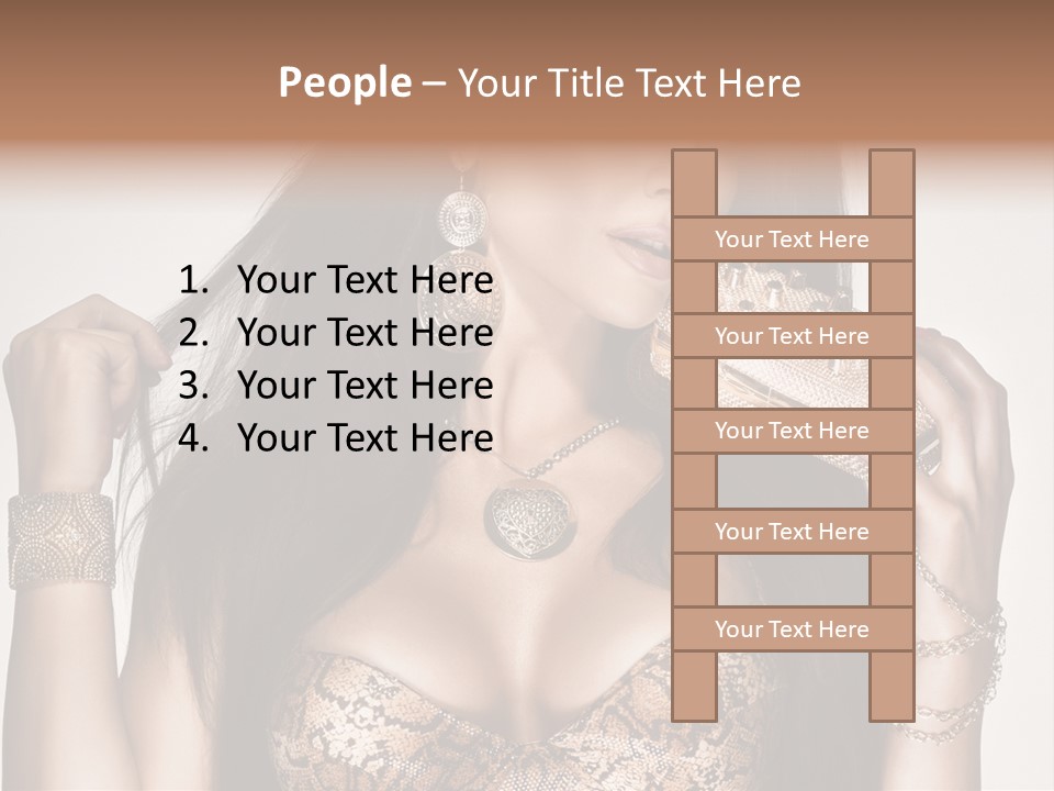 Luxury Brown Young PowerPoint Template