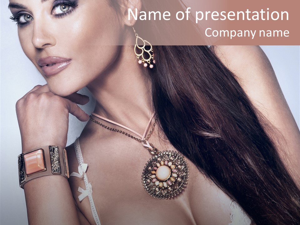 Sensuality Vintage Luxury PowerPoint Template