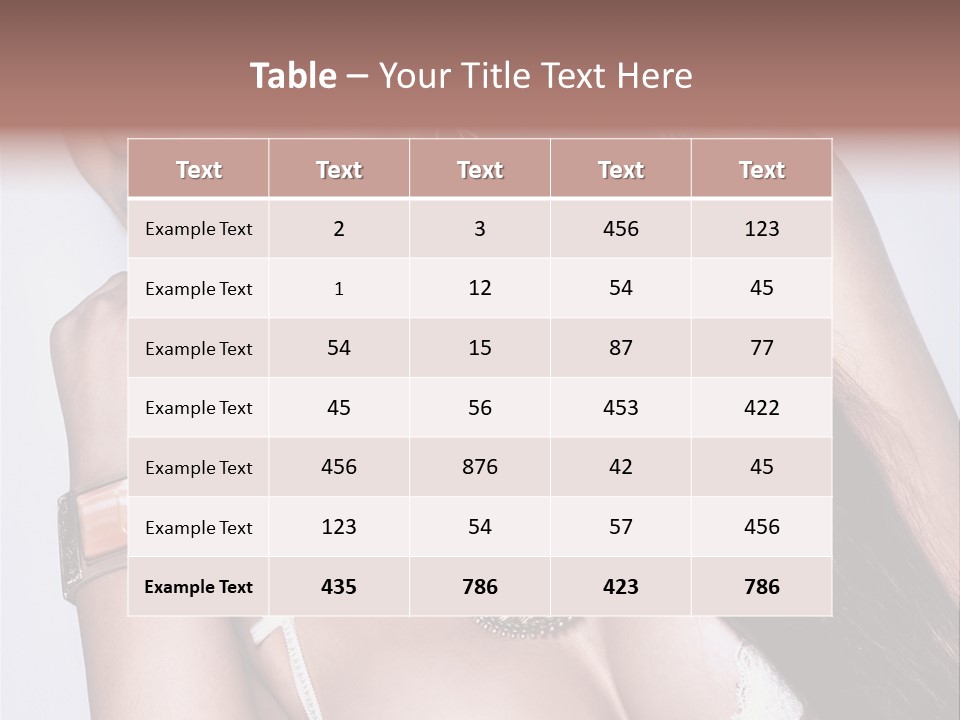 Sensuality Vintage Luxury PowerPoint Template