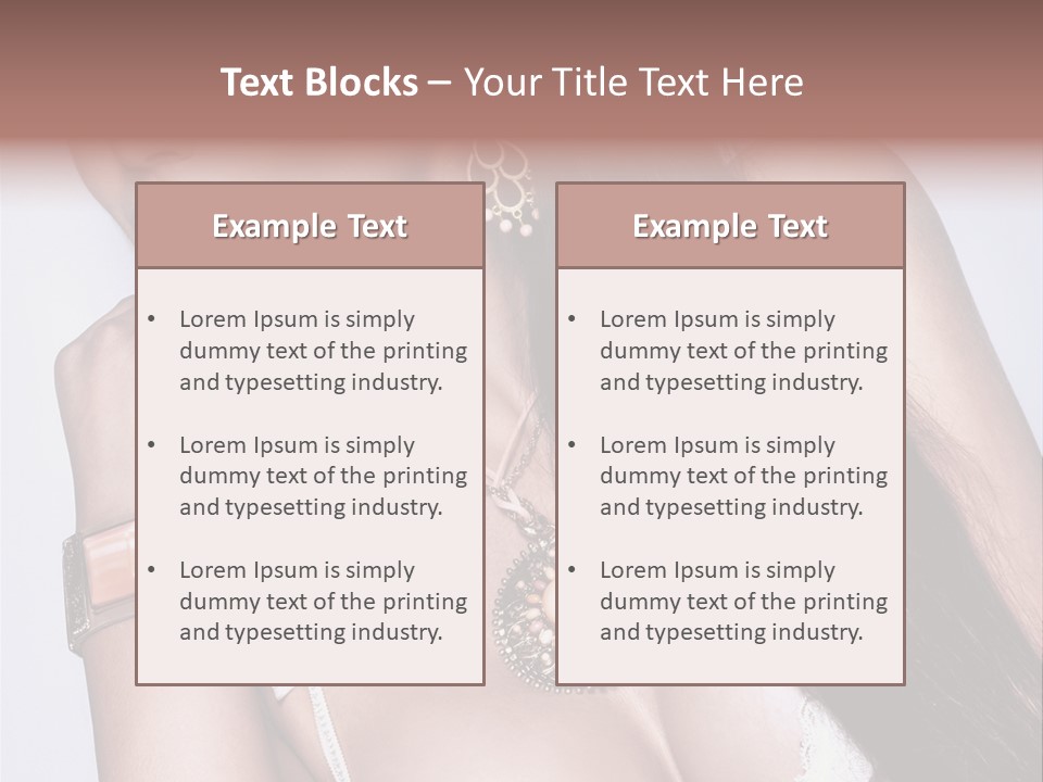 Sensuality Vintage Luxury PowerPoint Template