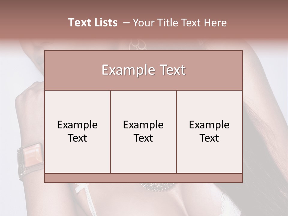 Sensuality Vintage Luxury PowerPoint Template