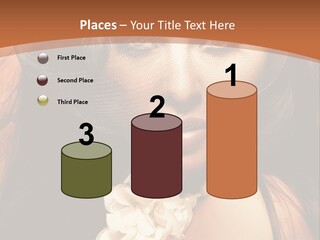 Coquette Grace Sensuality PowerPoint Template